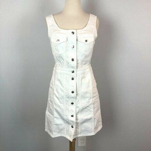 J. Crew $118 Scoopneck Button Front Dress L4816